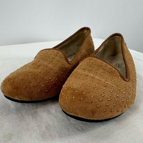 UGG Australia Women's Alloway Studded Flats in Brown Size 5 - Picture 3 of 7